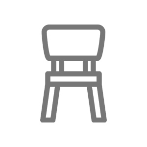 各診療台の横に付添用イスを用意。お子さんや高齢者の患者さんも安心。