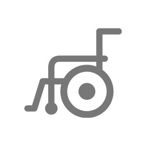 車イスの方にもご対応いたします。